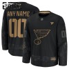 Maillot de Hockey St. Louis Blues Personnaliser Fanatics Military Appreciation Practice 2024-25 Noir - Enfant